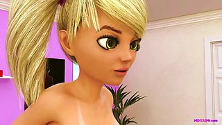 Teen FUTA Dickgirl Fucks Mom - 3D Family Sex ENG Voices
