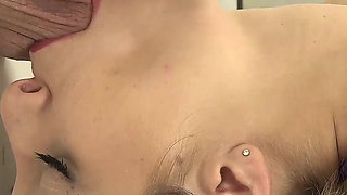 Nina Footjob and Fucking Hot in the Gloryhole!