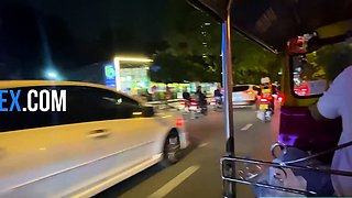 Big tits Thai teen really gets into it