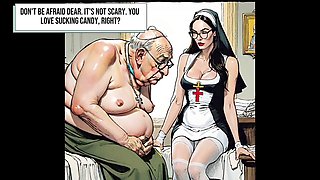 Perverted nun and her wild fetishes featuring foot and fart fun