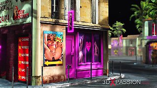 Shy smut with exquisite fem from 3DXPassion