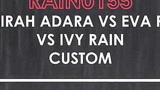 Rain0155 Amirah Adara Vs Eva Ray Vs Ivy Rain Custom