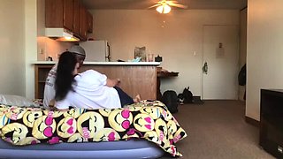 Big Black Cock Fucks Neighbor's Wife - Creampie & Big Ass Action