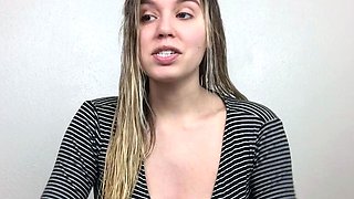 Blonde emo amateur solo masturbation