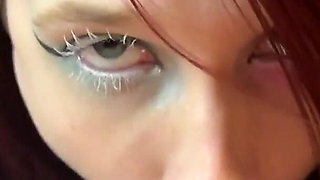 Step Dad Gets Out of Shower BJ Deepthroat Gagging Cum in Mouth