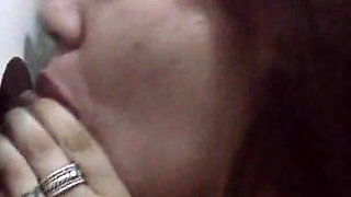 Lil Fat Titty Latina Bitch Blows Boners in Gloryhole Cock Suck Sess!