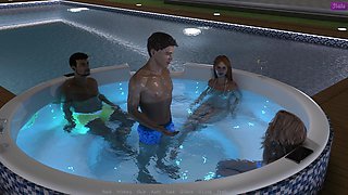 My Stepbrother 's Wife #48 - as Part of the Dare, John Licked Jennifer and Justine's Feet