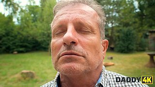 DADDY4K. Pervy fiancee made his daddy feel so well ft. Mia De Vil  George Uhl: Blowjob, Babe  Hardcore Porn