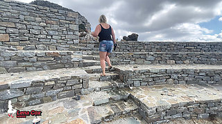 Lena Cox - Wild Public Fuck in Stone Theater