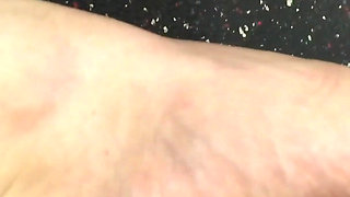 My pretty feet outdoors