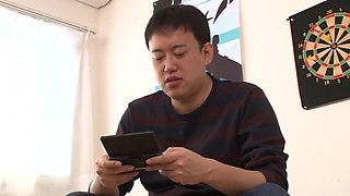 Japanese Amateur Step Sister Cowgirl Ride Makes Me Cum Inside Her Pussy - Creampie Orgasm
