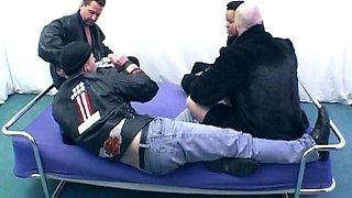 Nasty German Slut Gets Ass Wrecked in an Orgy