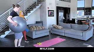 Muslim milf nails teen dick in fitness- Anissa Kate