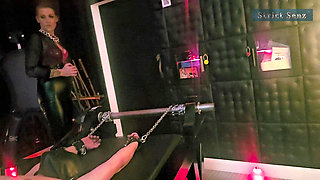 Stina Stone Long Nail Tickling Facesitting Stretched on the Rack by Mistress Part 1