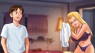 Summertime saga unfolds with cheating girlfriend while boyfriend watches