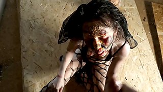 Amateur homemade, zombie, nutting