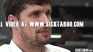 Petite mommy sucked dildo before assfucking sex