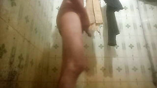 Hot telugu bathing