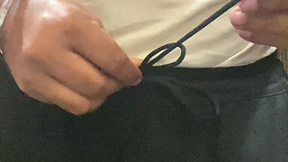 Rubbing dick and shawlloing