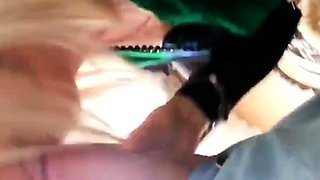 Ukrainian Blonde Homemade Blowjob