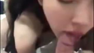 beautiful woman with goddess fit doing tongue storm