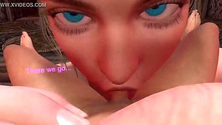 Giant Empress Dominates Guy with Huge Cock Blowjob (POV)