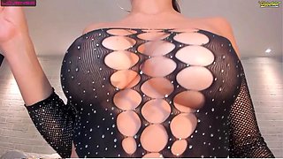 Latin Oiled tits boobjob: Big Tits, Big Ass  Blowjob Porn