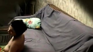 stepdaughter caught masturbating on her the couch