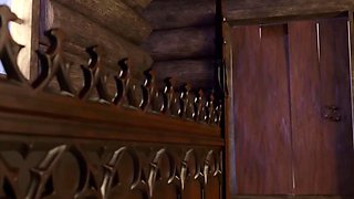 Sultry Witch Seduces Stud for Magical Cum in 3D