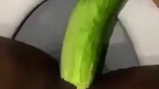 Shadi rajapaksha masturbating on cucumber