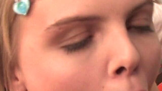 Lanny could barely take the huge monster black cock that was thrust into her asshole