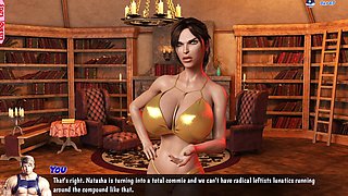 Redhead Babe Fucks Her Big-tits Brunette Superhero