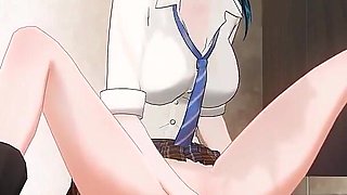 Student Uses Her Vibrator in Public Toilet