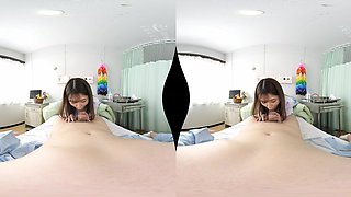 Alluring asian beauty crazy VR clip