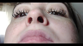 My Nose with Snot up Close