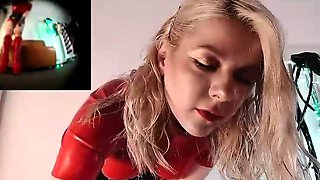 Blonde emo amateur solo masturbation