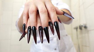 Nurses Long Nails JOI