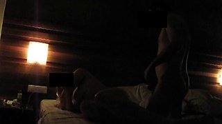 Turkish guy fucked his wife in the ass in the hotel while her husband was at home