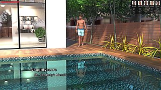 Blacked House 05 - Watching His Sexy MILF Getting Fucked by a Huge BBC, Busty Slut Loves BBC - 3D Porn Game