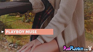 Petite Alexandra Belle exposed exciting arse