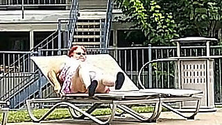 BBW Nurse Vicki and Handsome Harry in Pool Battle