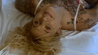 Revised Horny British Slut Scarlet Love Sucks Her First American Black Cock