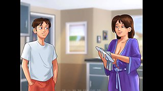 Gloryhole fun in the changing room - summertime saga episode featuring dirty gamesxxx