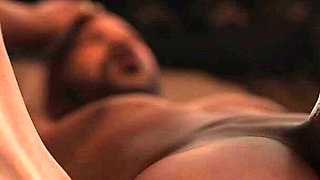 Horny Thick Wife Cheats on Her Husband with BBC landlord - 3D Hentai Game - the office
