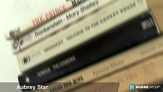 Teen Aubrey Star Removes Her Schoolgirl Uniform to Show Off Her Tiny Tits and Pussy - Aubrey Star - 18eighteen