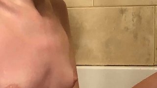 Curly Blonde Teen Records Solo Dildo Masturbation More at