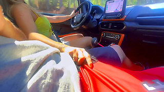 Mysterious Uber Driver Jerks off During Ride