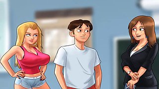 MissKitty2K’s summer saga with a French tutor gets steamy in the washroom