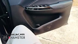 Indian Housewife Gives Blowjob in Car During Rain - Big Cock Fuck