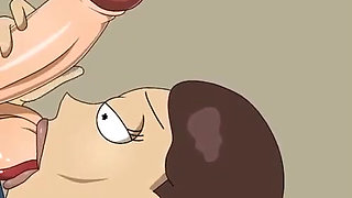 Rick and Morty - a Way Back Home - Sex Scene Only - Part 21 Tricia #3 by Loveskysanx